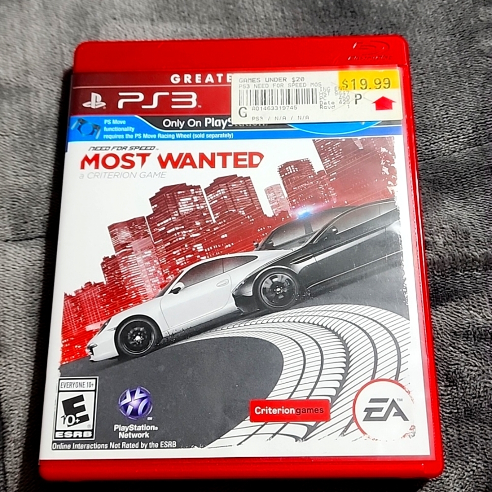 PS3 Need for Speed Most Wanted plus  Need for Speed Rivals